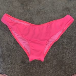 “PINK” hot pink bikini bottoms